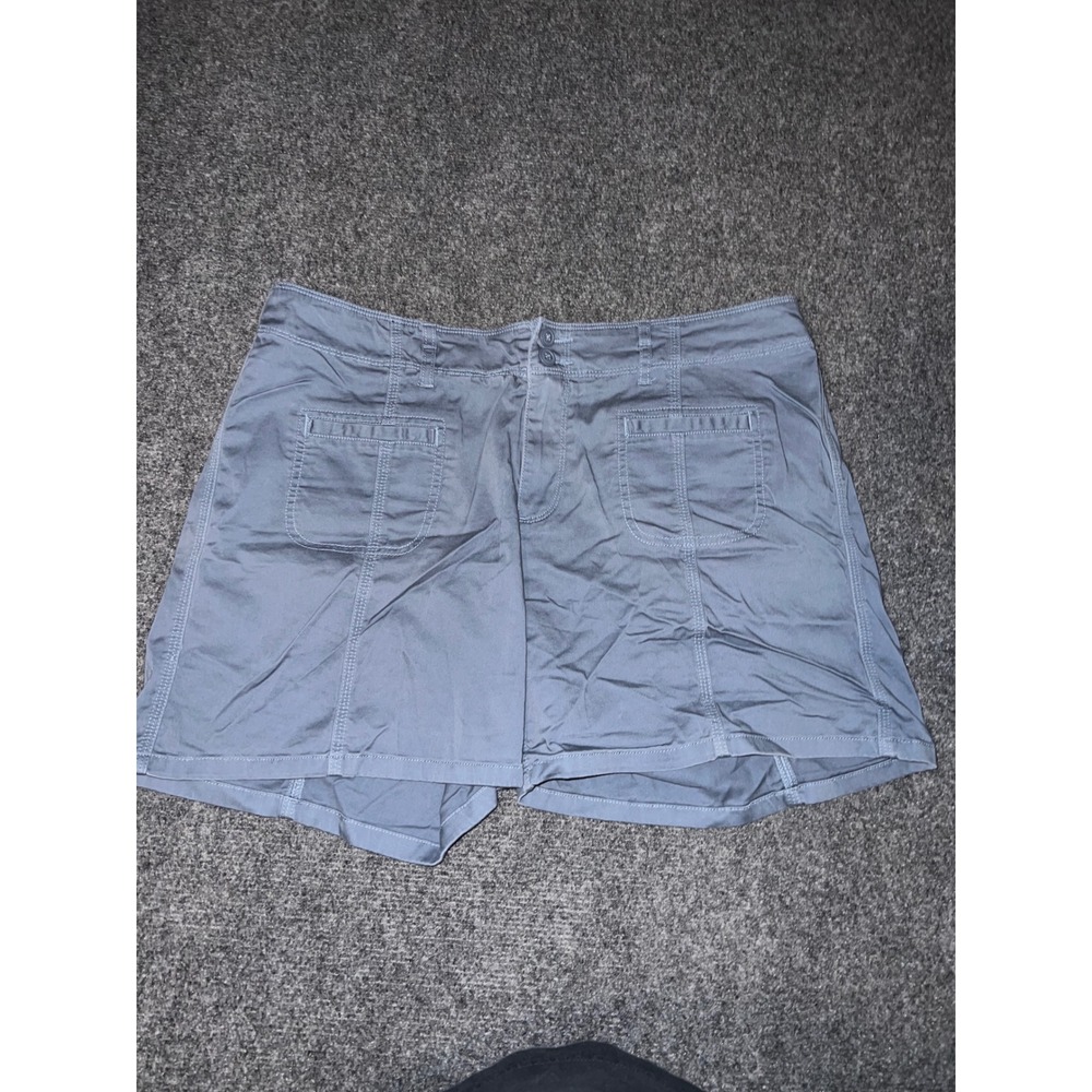 Natural Reflections Blue Cotton Blend Shorts Womens Size 16 Casual Outdoor